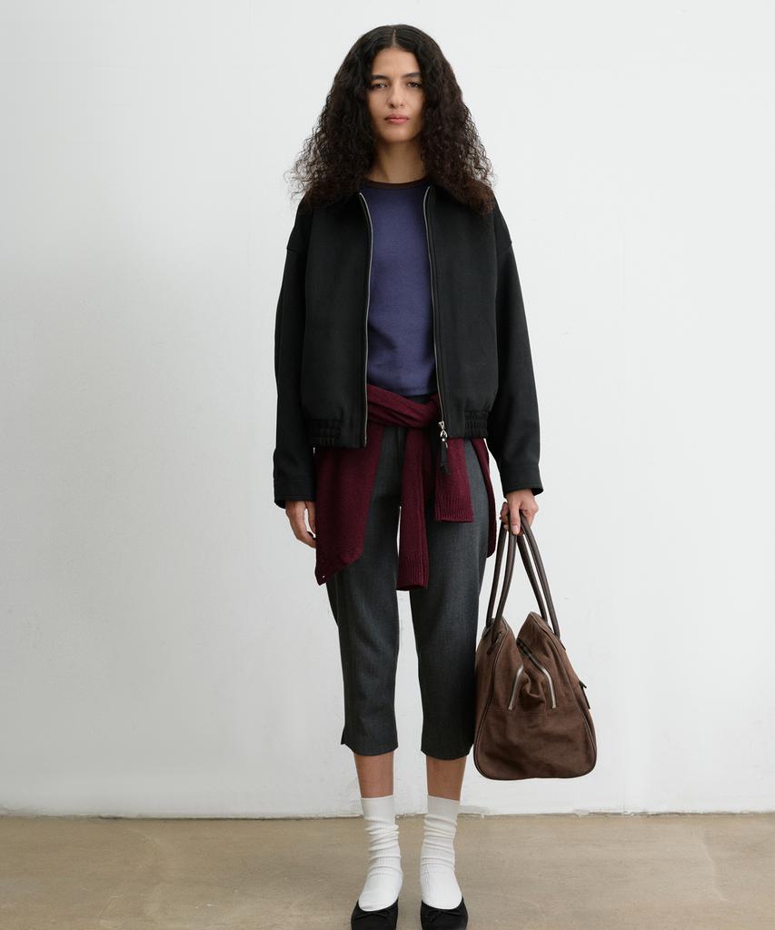 Christine Project Two Zipper Bag Suede Original(Brownie)