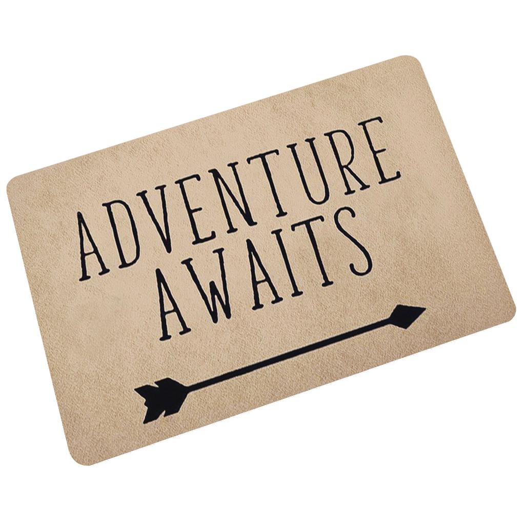 Letter Funny Welcome Home Entrance Floor Rug Non- Doormat Outdoor Mat