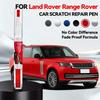 Caneta de retoque de pintura para Land Rover Range Rover 2002-2025 L322 L405 L460, removedor de arranhões, acessórios automotivos faça você mesmo, preto e branco.