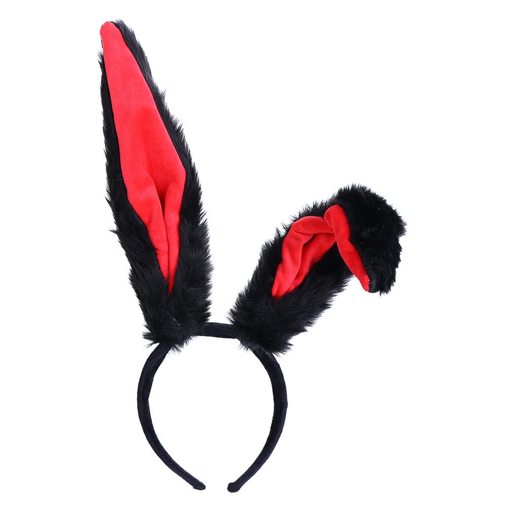 Cute Fashion Rabbit Ear Lolita Cosplay Hairband Headwear Plush Hair Hoop Girl Headband