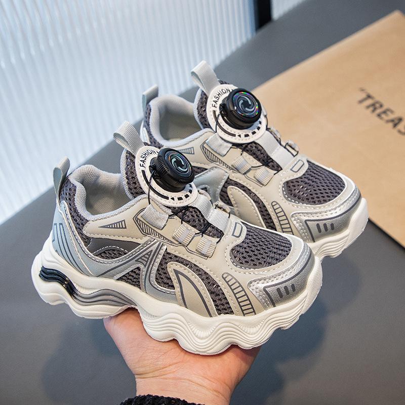 Children's sports shoes men's shoes 2025 spring new middle-aged and older children's mesh casual shoes running shoes girls' dad shoes