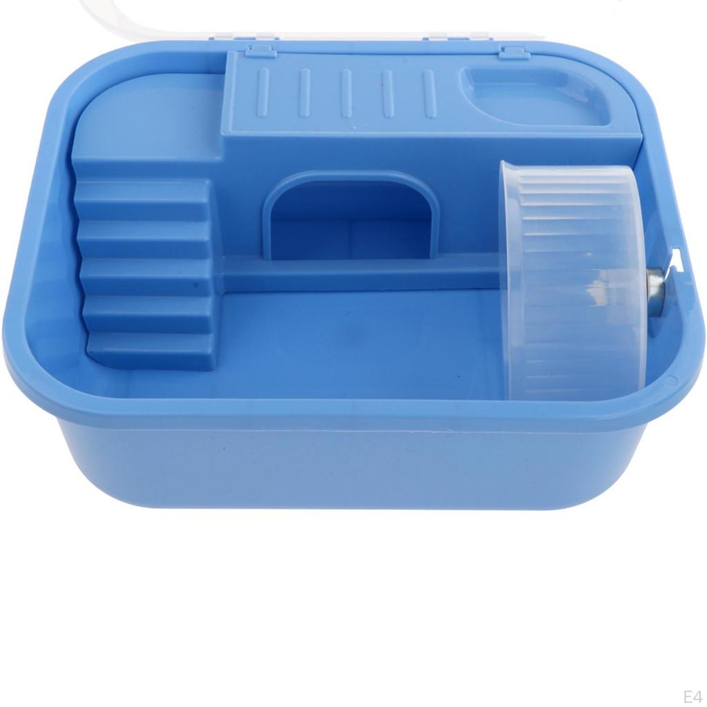 Hamster Cage Habitat Ventilation Creative Easy to Clean Small Animal House for Mice