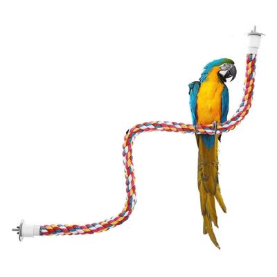 Bird Rope Perch Bird Toys Bird Climbing Rope Parrot Chewing Toy for Cage Birdcage Stands