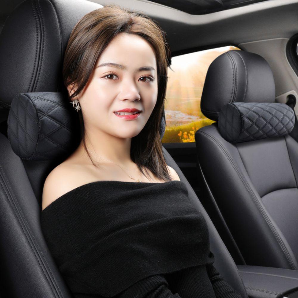 High-Density High‑Resilience Sponge Car Neck Pillow Headrest Pillow Most Car Seats