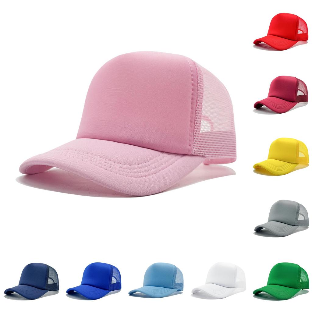 Mens Cap Baseball Womens Solid Outdoor Sunshade Breathable Multi Colors Hat