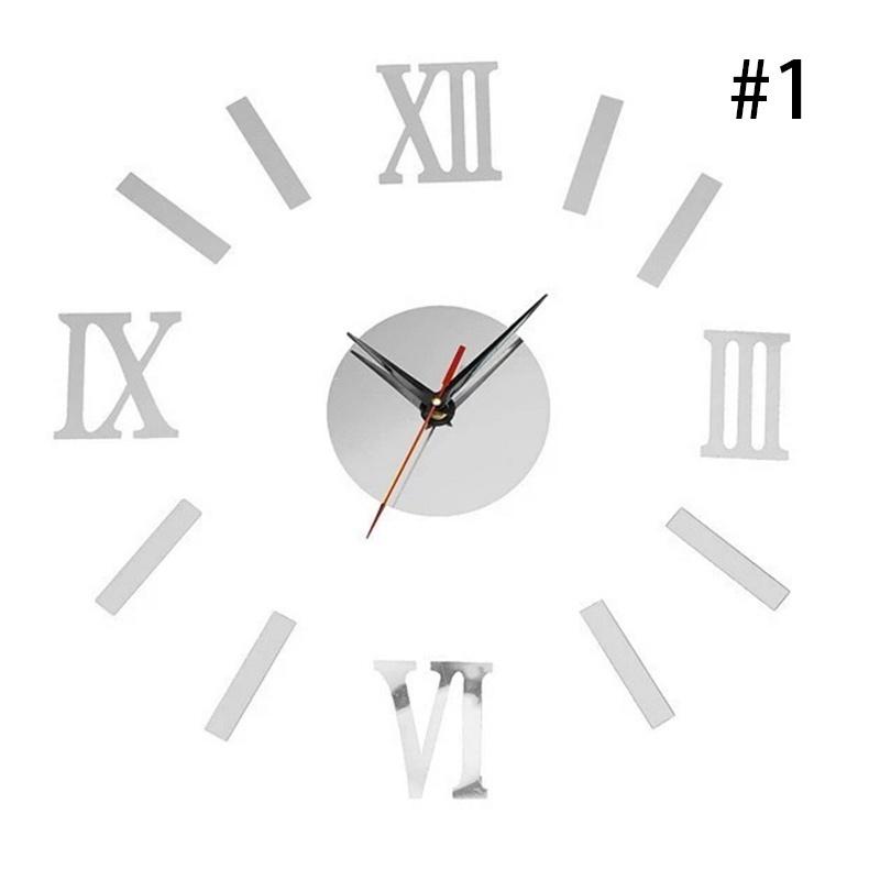 Home Decoration Wall Clock Big Mirror Wall Clock Modern Design Large Size Wall Clocks DIY Wall