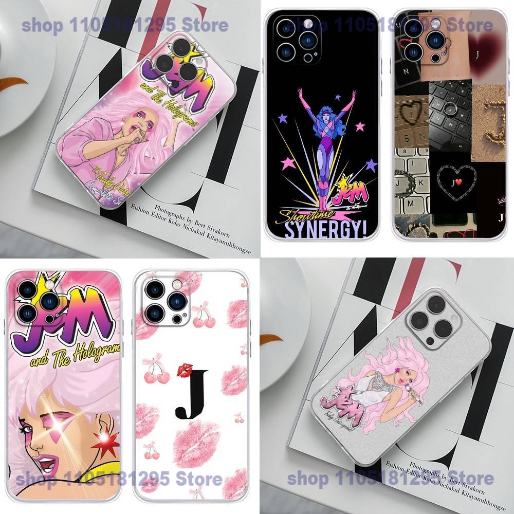 J-Jem And The Holograms Phone Case For iPhone 17 16,15,14,13,12,11 Plus,Pro,Max,XR,Plus,E,Mini Transparent Cover
