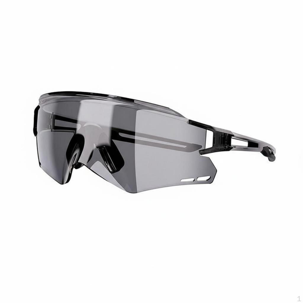 Photochromic Biking Glasses Impact Resistant Transition Lens Wide Field of View