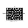 Glitter Effect Snowflake Electrostatic Wall Sticker Christmas Kids Room Decor Glass Window Home Decoration New Year Wallpaper