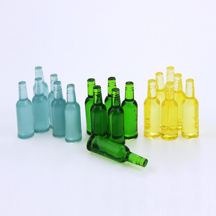 52DOLLHOUSE Miniature Dollhouse Accessories: Multi-Color Mini Wine Bottles (D171)
