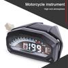 Excellent Motorcycle Speedometer Electronic 6-Speed Adjustment Metal Universal LCD 6-Speed Electronic Speedometer Gauge
