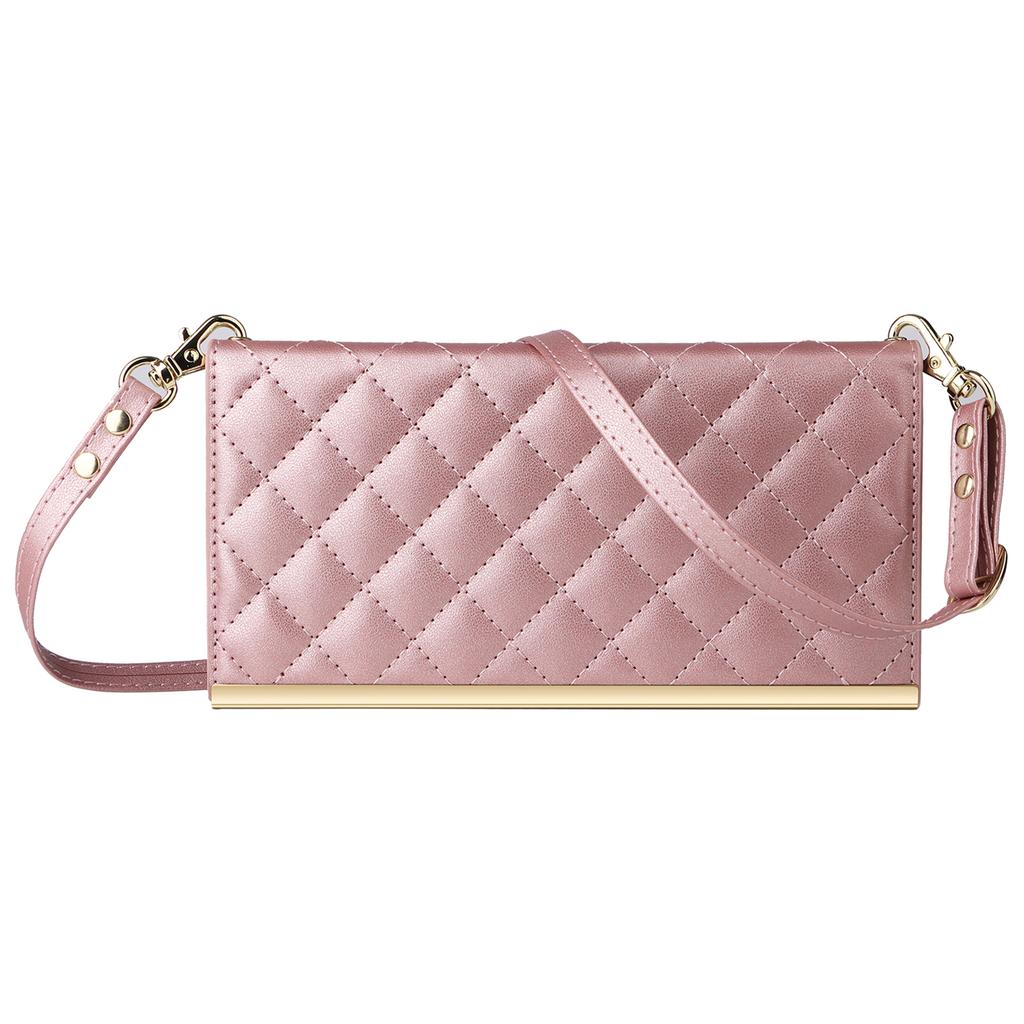 For Samsung Galaxy S21 FE 5G Leather Case Suction Cup 3 Card Slots Phone Cover