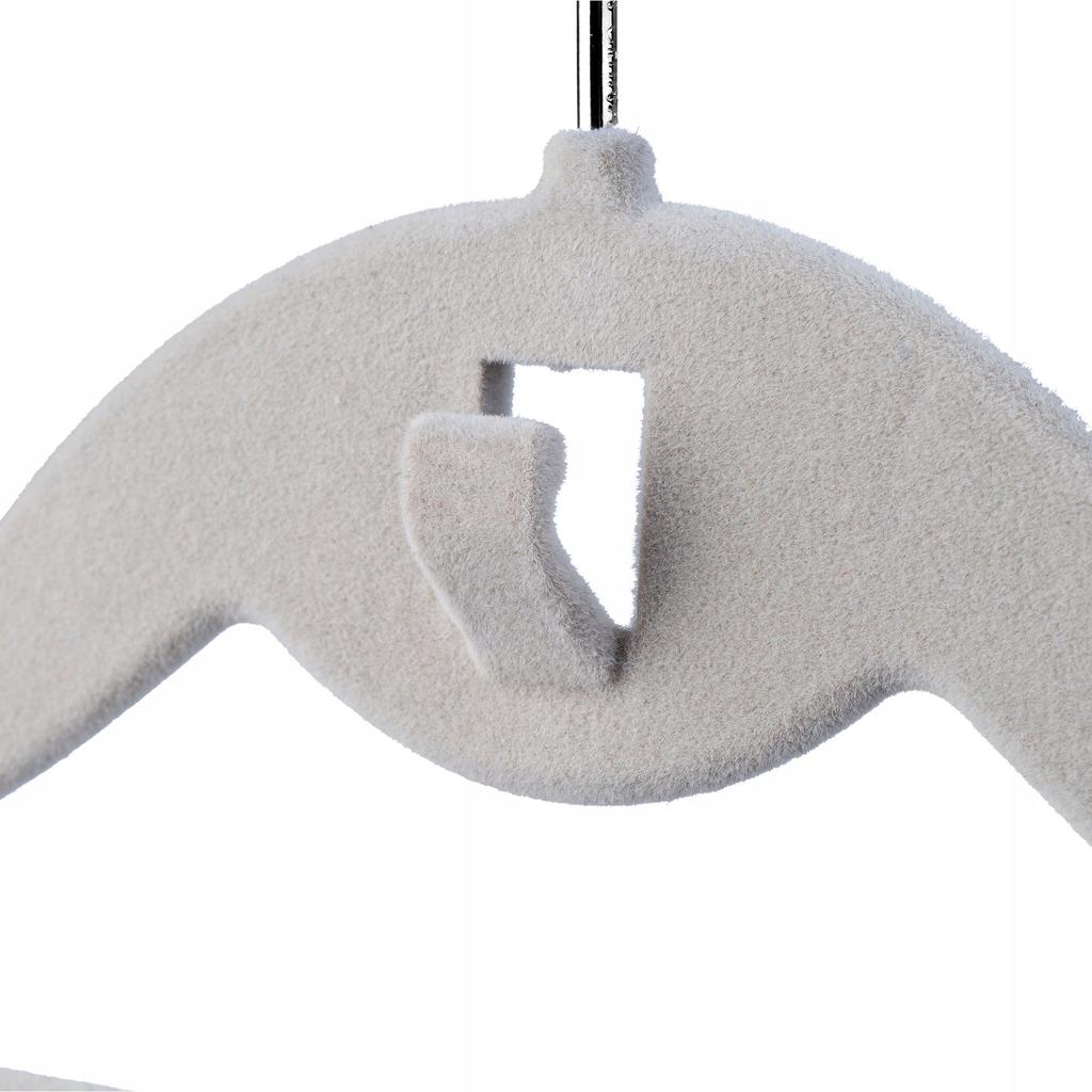 KADAX Wieszaki Na Ubrania Flokowane 5 sztuk 