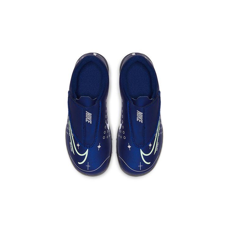 Nike Mercurial Vapor 13 Club MDS TF Comfortable Versatile Low Top Kids Soccer Shoes Kids Sneaker Dark-Blue CJ1180-401