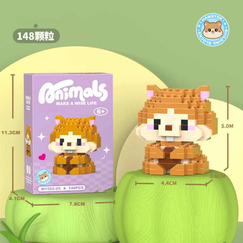 Adults Animals Micro Particle Building Blocks Toy for Children 6 to 12 Years Old Boy Birthday Gift Dog Cat Mini Bricks Girl Toys