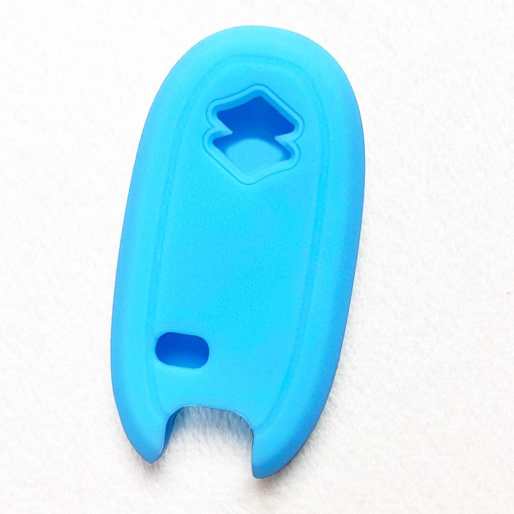 IKT Smart Key Silicone Cover for Suzuki Cars, 4 Buttons, Sky Blue, Spacia, Palette,