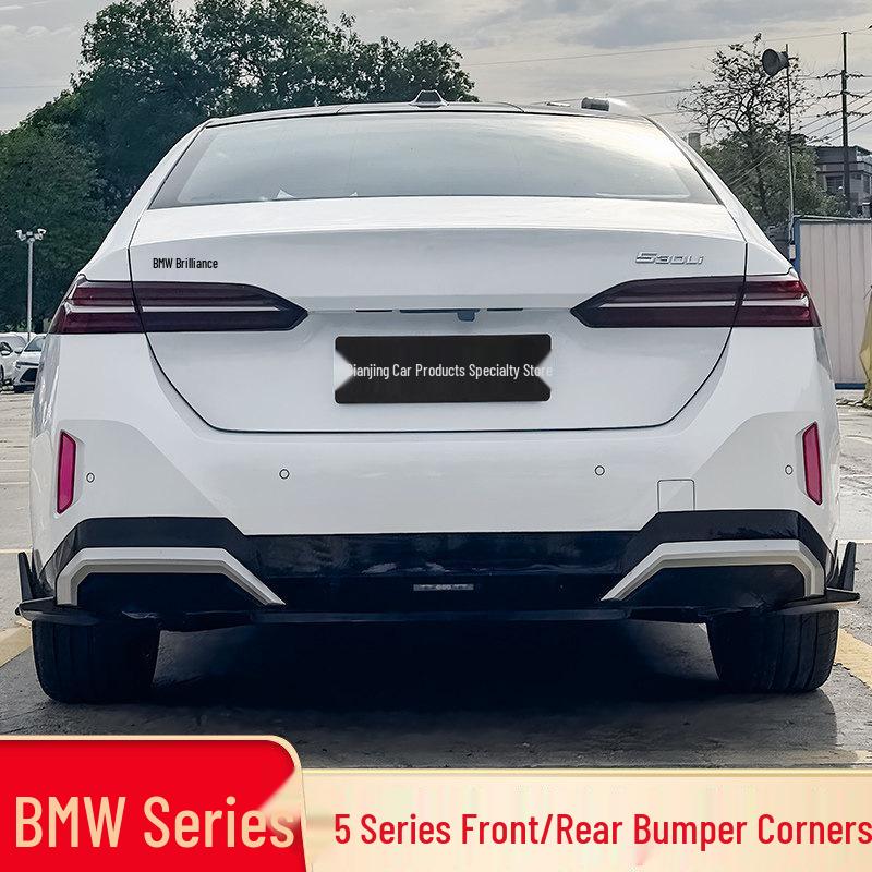 BMW New 5 Series i5 Front & Rear Bumper Protector Kit - Black Warrior Edition