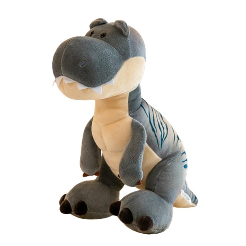 

Мультяшная плюшевая игрушка динозавр, украшение для дома и рабочего стола, милая кукла, подарок на день рождения для детей 40cm/15.75in серый