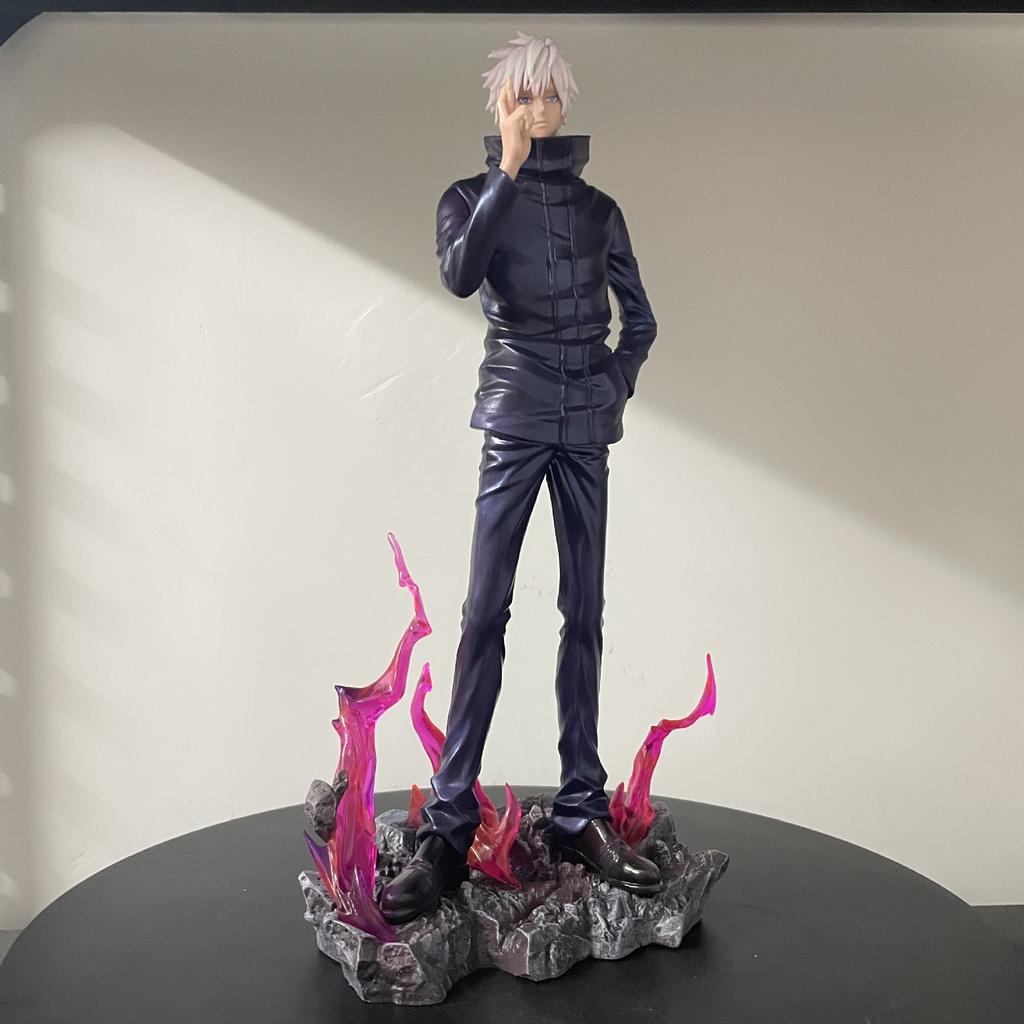 Jujutsu Kaisen Gojo Satoru 33cm Stovima Padėtis Lx Anime Figūrėlės Modelis Statulos Kolekcija Darbalaukio Dekoracija Ornamentas Žaislas Dovanos