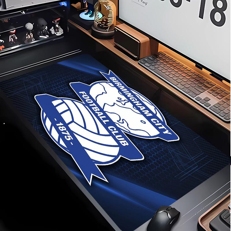 Birmingham City Football Pattern Mouse Pad Non?Slip Rubber Base Gaming Mousepad For Desk Office Home