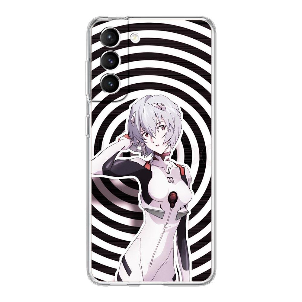 Neon Genesis Evangelion EVA-Telefonhülle für Samsung Galaxy S22 5G S20 Ultra S21 FE 5G S10E S9 S8 S10 Plus Note 20 10 Lite-Abdeckung