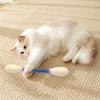 6Pcs Cotton Swabs Cat Toys with Catnip Giant Kitten Chew Sticks Indoor Cats Dental Care Teething Toy Big Felt Swab Interactive Boredom Toy