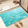 Non-Slip Chinese Lotus Diatom Mud Bath Mat: Water-Absorbent & Cuttable