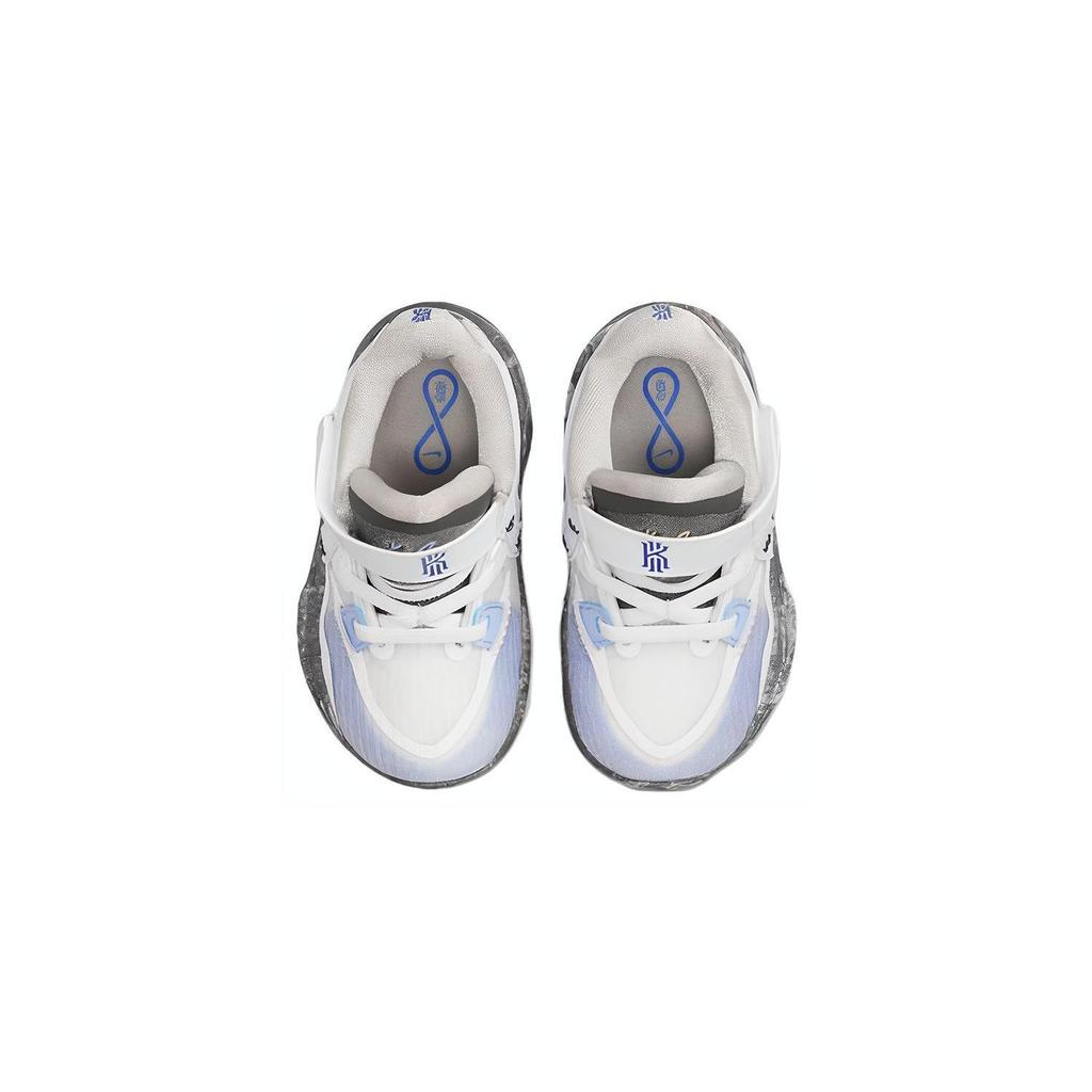 Nike Kyrie 8 Infinity Mid top Toddler Shoes White Black Infant And Toddler DD0333-102