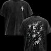 Ulquiorra Cifer BLEACH Clothing Men Women Short Sleeve Manga T-shirts Summer Washed T Shirt Casual Cotton Tee Harajuku Tshirt