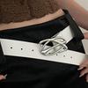Trendy Material Pu Womens Belt Featuring Eyecatching Star Patterns Ideal For Summer And Wear Everyday
