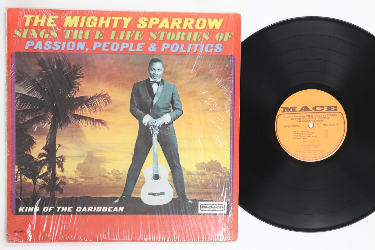 

Виниловая пластинка MIGHTY SPARROW Mighty Sparrow Sings True Life Stor MXX10002 MACE 1964 США Регги Ска Даб Б/у
