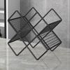 Desktop Wine Holder Wine Rack Wrought Iron Storage