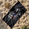 Mbappé Customizable Name Beach Towel Super Soft & Absorbent Suitable for Sports Travel Swimming Yoga Bathroom Beach And Pool