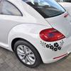 And White Car Decoration Auto Body Waterproof Car Styling Car Sticker Auto Decal Flower Pattern