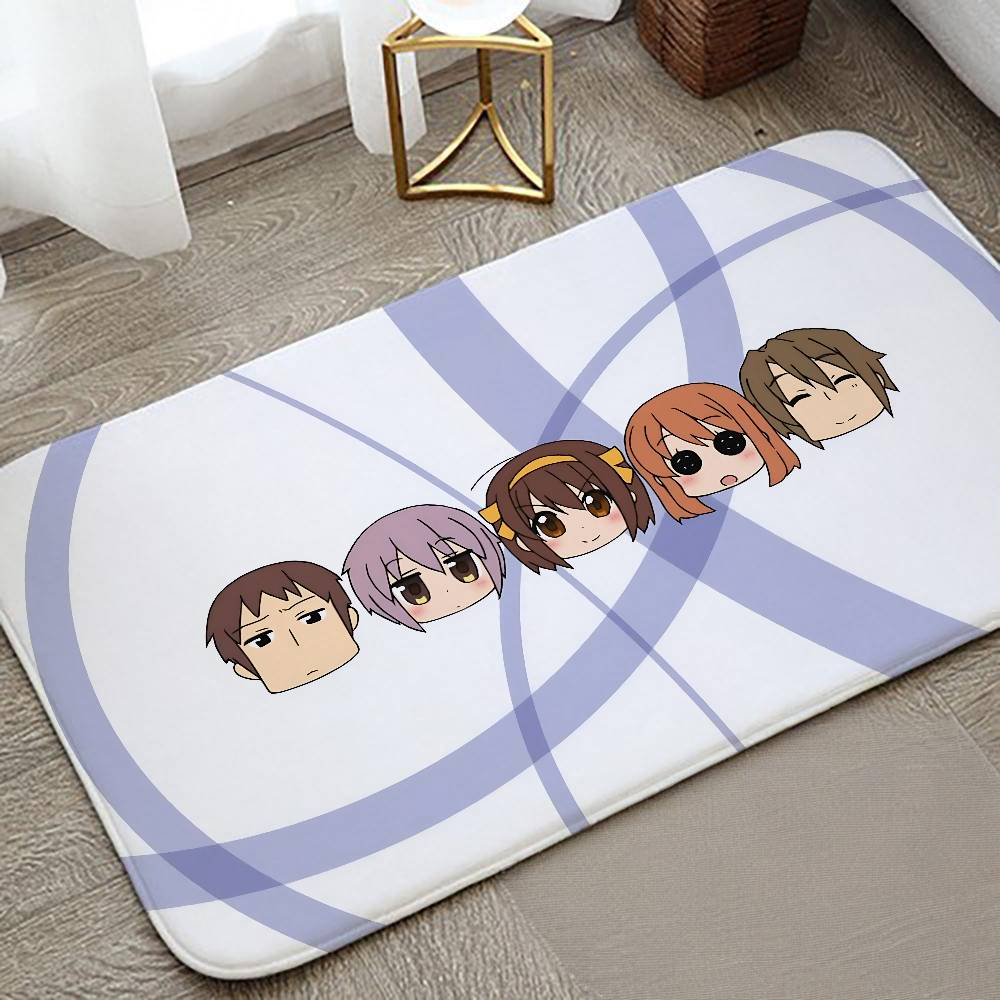 Haruhi Suzumiya Carpet For Living Room Sofa Decor Modern Rug Floor Mat For Men Bedroom Durable Area Rugs