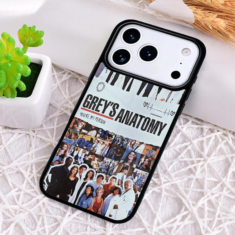 Greys Anatomy Collage Phone Case for iPhone 17 Air 16 15 11 12 14 13 Pro Max Shockproof Cover