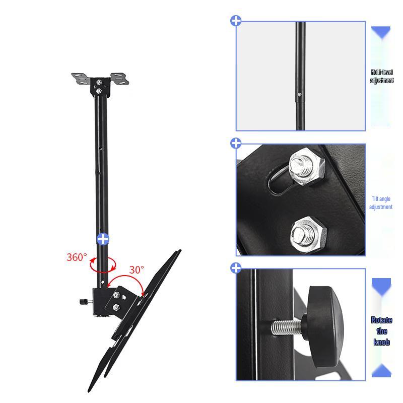 OLOEY Universal Swivel TV Ceiling Mount for 32-65 Inch Displays