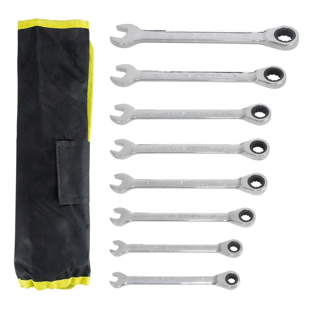 Ratchet Wrench Ratchet Combination Tool Set for Car Repair and Machine Maintenance HFS(R) Set, Set, 8-Piece
