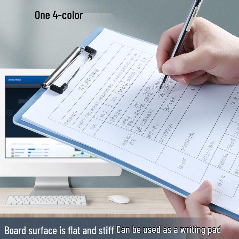 A4 Clipboard Folder: Writing Board & Document Holder for Students and Office.