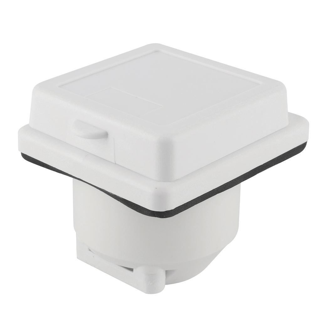 30AMP 125V RV Power Inlet Outlet UV Resistant Sturdy Construction with Waterproof Cover US Plug