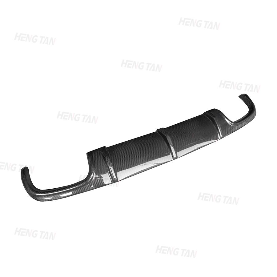 Pour Mercedes Benz Classe E W211 E55 E63 AMG Berline 4 portes 2002-2006 Fibre de Carbone Voiture Lèvre de Pare-chocs Arrière Diffuseur Spoiler Kit Carrosserie