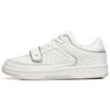 Vintage Abrasion Resistant Low Top Skateboard Shoes Men's White Silver 112238015A-3