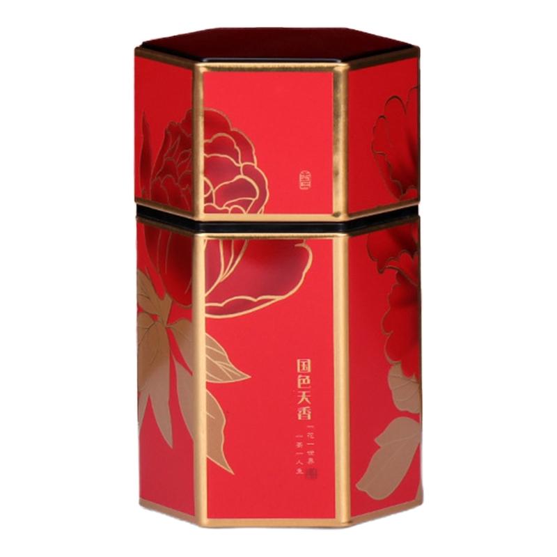 Hexagon Tea Storage Containers Tea Tins Food Storage Container Candy Jar Cans for Tea Coffee Herb Sugar Spices A0KF