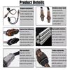 New Upstream+Downstream Oxygen O2 Lambda Sensor 234-4780 234-4528 For 2011-2016 Chevrolet Cruze Trax Sonic 1.4L Car Accessories