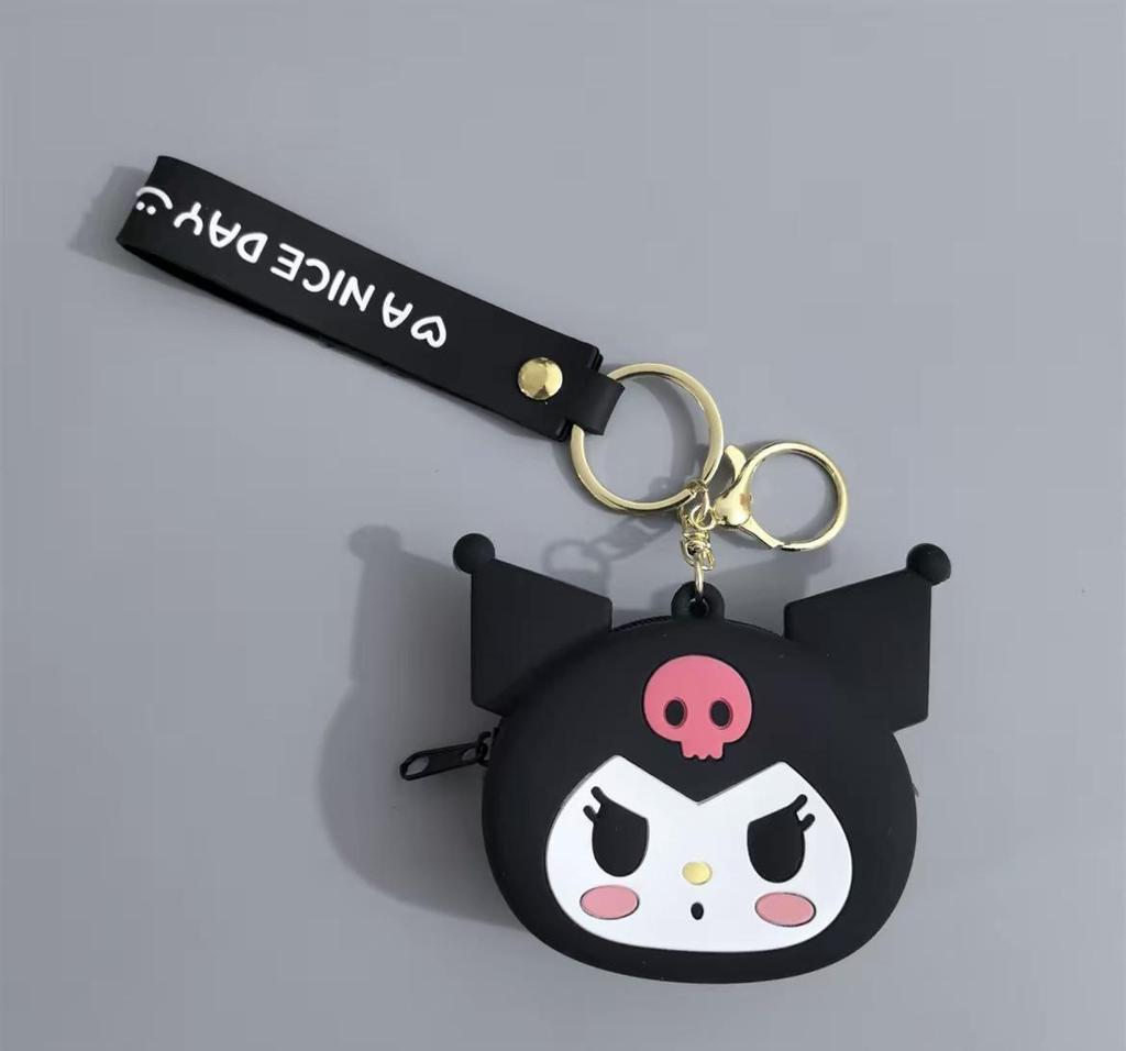 Sanrio Cartoon Silicone Coin Purse - Cute Children's Storage Bag