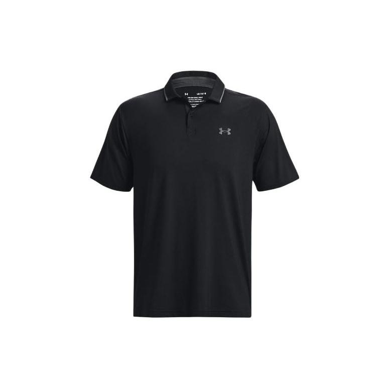 Under Armour Iso Chill Logo Polo Shirt Black Men s 1377364-001 L