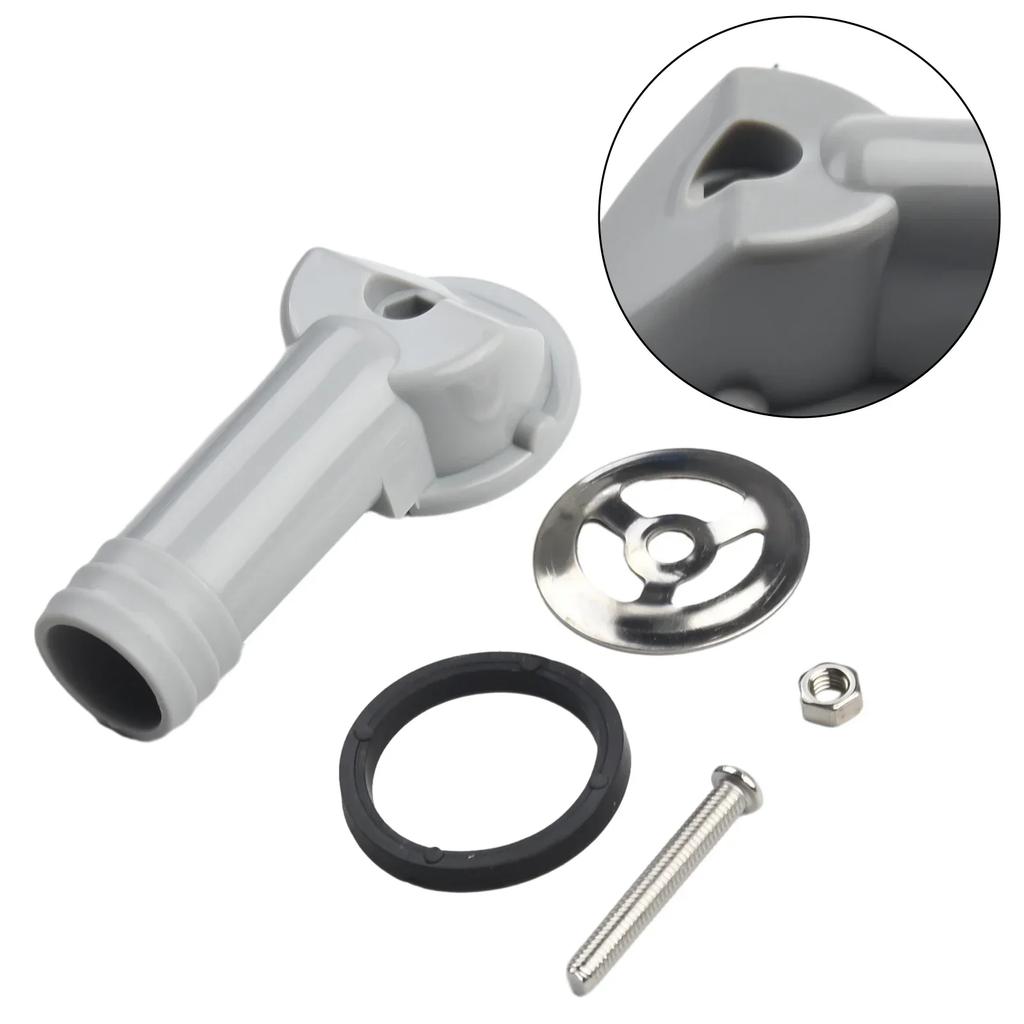 High Quality Overflow Head Overflow Hole Basin Overflow Hole Drainage Waste Fitting Drainage Water Hose Joint PP
