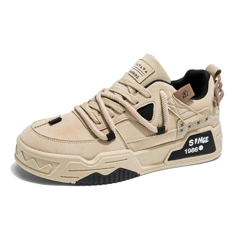 

Men s shoes four season new thick bottom shoes fashion casual shoes student flat shoes non-slip soft sole outdoor walking shoes 39 хаки