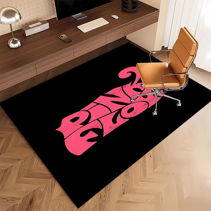 Rock Band P-Pink F-Floyd Print Area Rug - Soft,Washable Non-Slip Indoor Mat,Living Room,Home Office Decorative Rug
