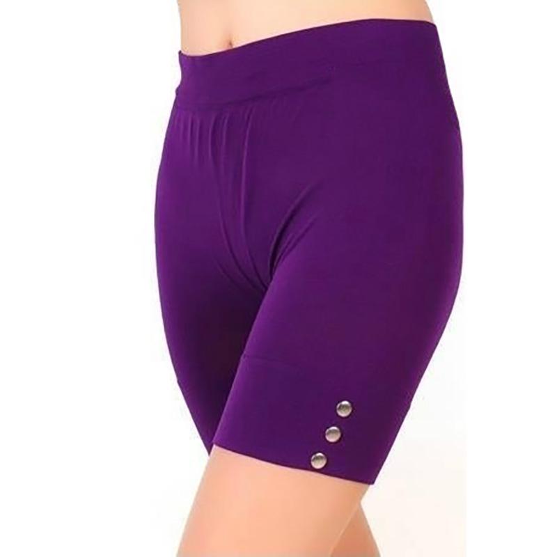 Buy Fashion Women High Waist Short Pants Summer Casual Yoga Fitness